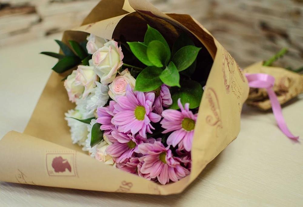 Букет цветов из: Розы и Хризантемы в Советске Тульской области