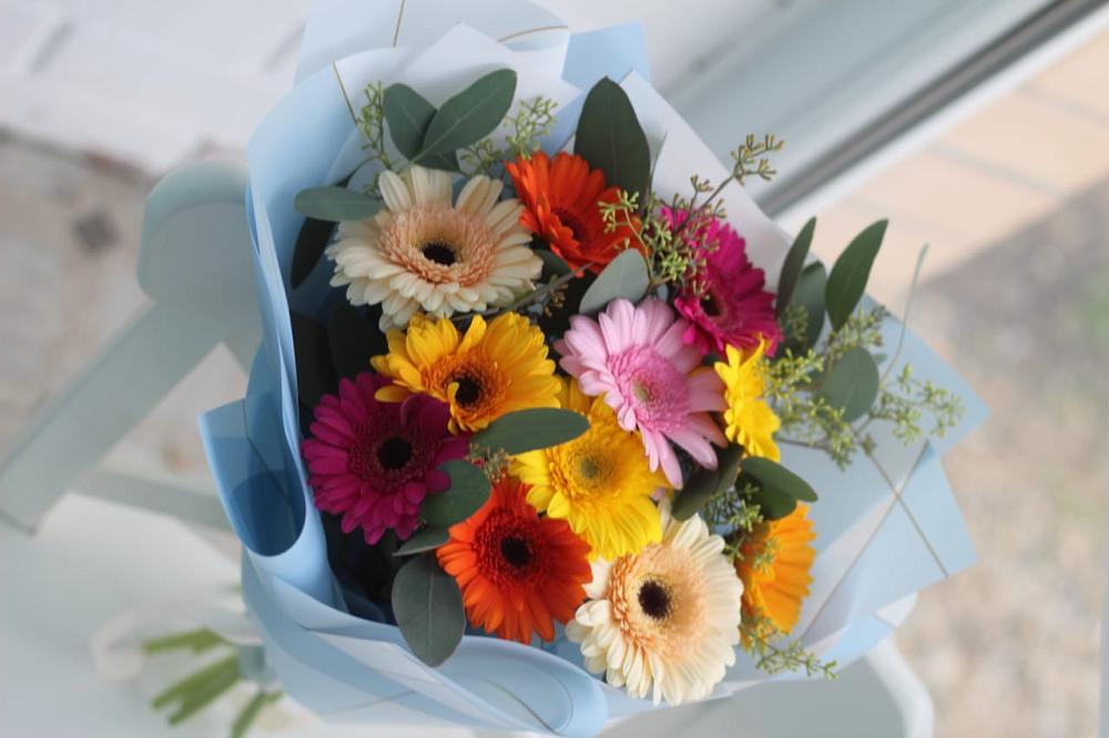 Букет цветов из: Герберы в Советске Тульской области