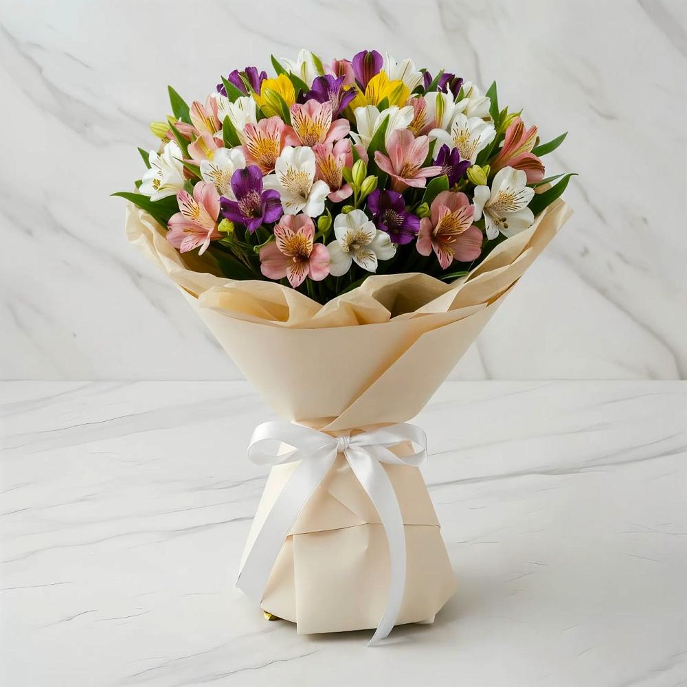 Букет цветов из: Альстромерии в Советске Тульской области