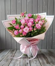 Букет Розовый кустик в Советске Тульской области