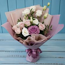 Букет цветов из:  Розы и Лизиантусы в Советске Тульской области