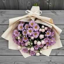 Букет цветов из:  Розы и Хризантемы в Советске Тульской области
