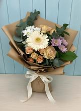 Букет цветов из:  Герберы и Хризантемы в Советске Тульской области