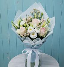 Букет цветов из:  Розы и Лизиантусы в Советске Тульской области