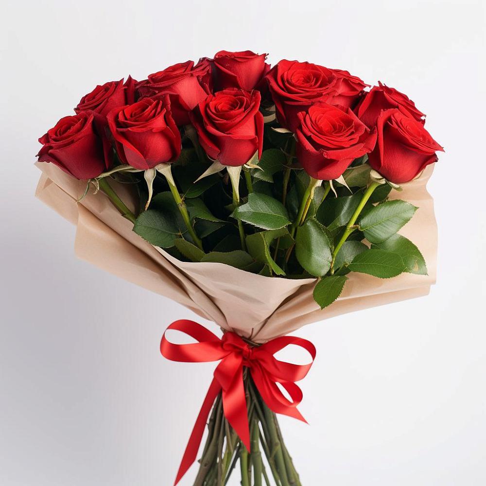 Букет 11 Красных роз Эдлесс Лав в Советске Тульской области